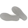Sneaker in pelle con lacci in tulle