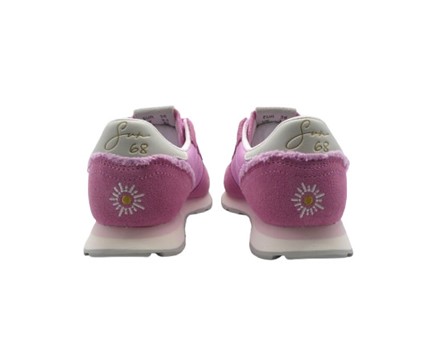 Sneaker ginnica in pelle con lacci