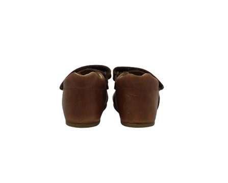 Sandalo primo passo in pelle con velcro e fibbia