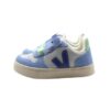 Sneaker in pelle con triplo strappo