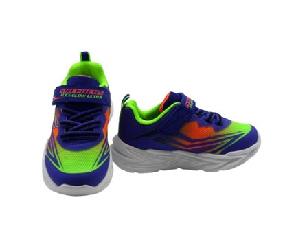 Scarpa ginnica con velcro e lacci con led