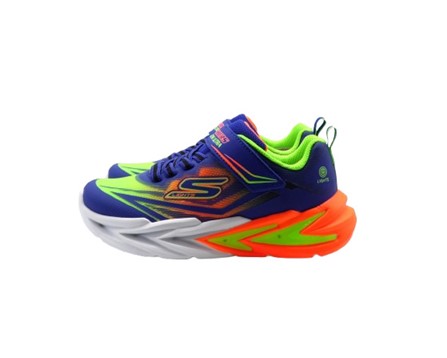Scarpa ginnica con velcro e lacci con led