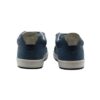 Sneaker primo passo in tela e pelle con doppio velcro