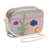 Borsa laminata con pesciolini