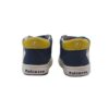 Sneaker primo passo in tela con doppio velcro