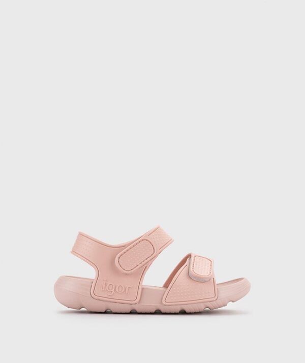 Sandalo con doppio velcro