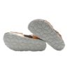 Sandalo in eco pelle laminata con doppie fibbie