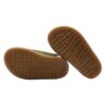 Sandalo in camoscio con triplo velcro