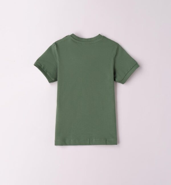 T-shirt mezza manica con stampa giraffa