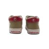 Sneaker primo passo in tela con doppio velcro