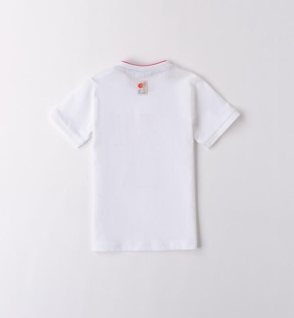 T-shirt mezza manica con stampa sunset