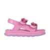 Sandalo doppio velcro con cuoricini