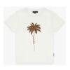 T-shirt mezza manica con stampa palma