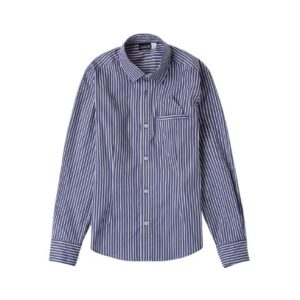 Camicia in cotone a righe