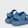 Sandalo con doppio velcro
