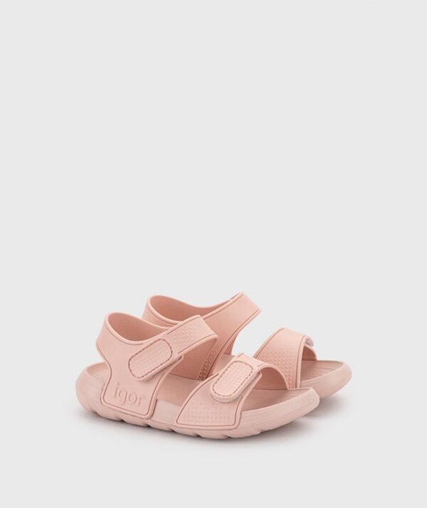 Sandalo con doppio velcro