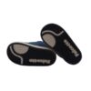 Sneaker primo passo in tela con doppio velcro