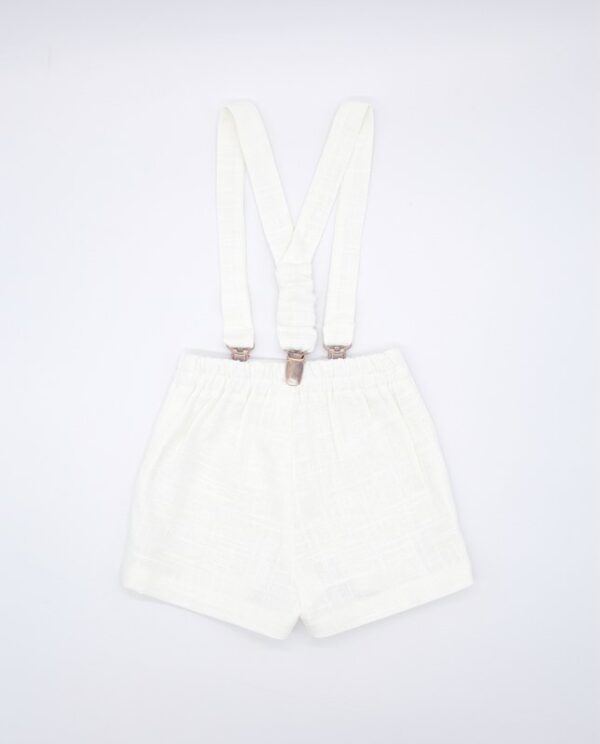 Completo camicia mezza manica con salopette