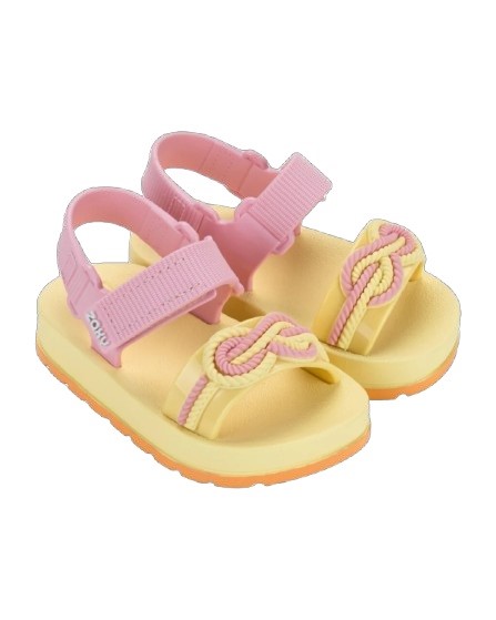 Sandalo con nodo marinaro e velcro