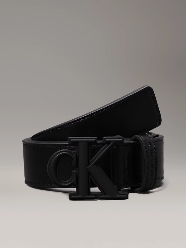 Cintura in eco pelle con logo
