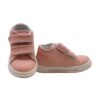 Sneaker primo passo in tela con doppio velcro