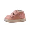 Sneaker primo passo in tela con doppio velcro