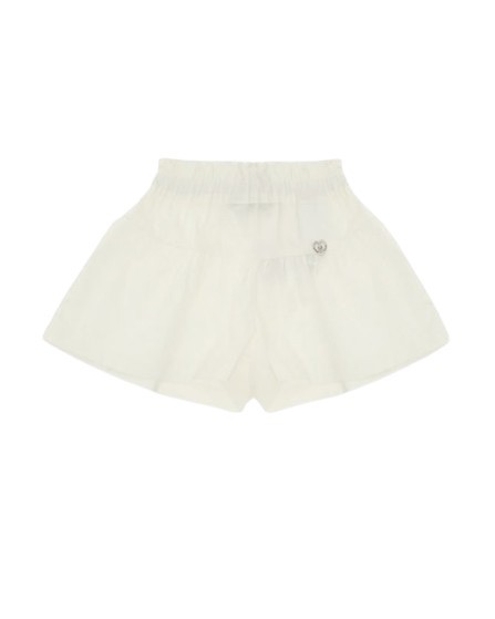 Bermuda con elastico e gamba larga