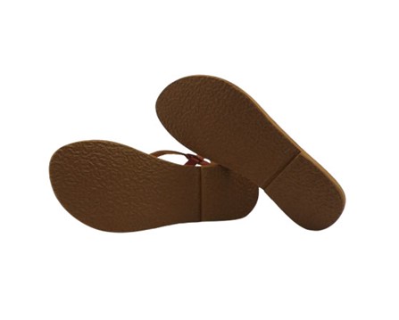 Sandalo in pelle con dischetti in micro glitter