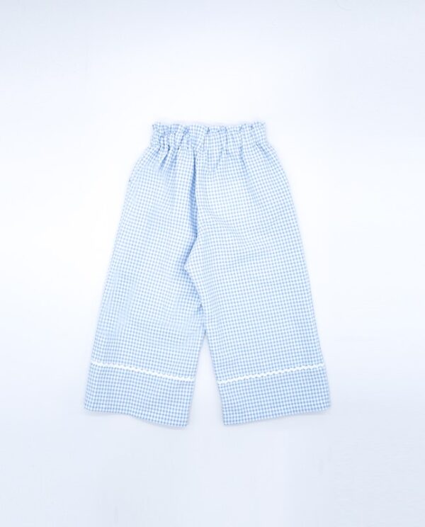 Completo blusa e pantalone lungo vichy