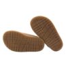 Sandalo in camoscio con triplo velcro