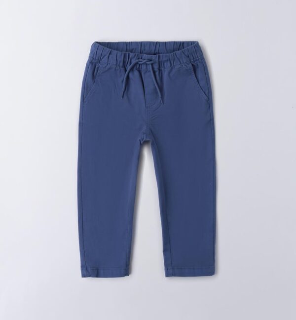 Pantalone in cotone con coulisse
