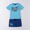 Completo t-shirt con stampa e bermuda