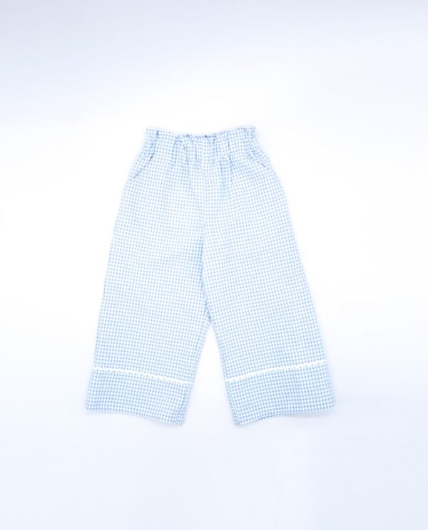 Completo blusa e pantalone lungo vichy