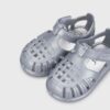 Scarpa da mare ragnetto metallizzata con velcro