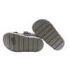 Sandalo primo passo in pelle con doppio velcro
