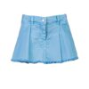 Completo t-shirt con fiore e gonna/pantalone