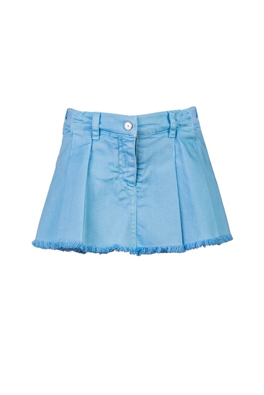 Completo t-shirt con fiore e gonna/pantalone