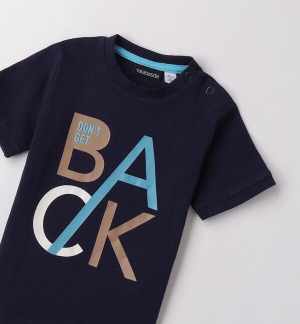T-shirt mezza manica con stampa back