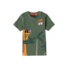 T-shirt mezza manica con stampa giraffa