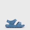 Sandalo con doppio velcro