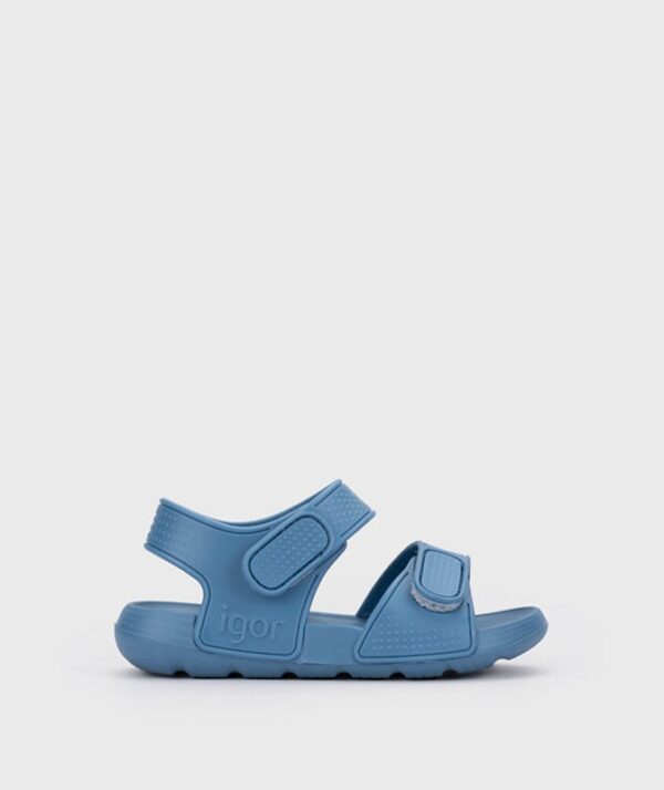 Sandalo con doppio velcro