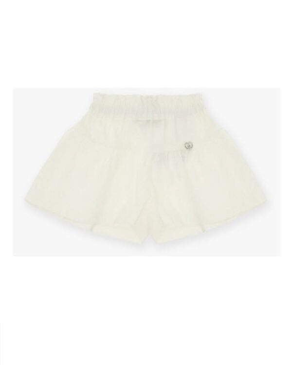 Bermuda con elastico e gamba larga