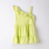 Vestito monospalla in cotone