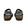 Sandalo in eco pelle con doppia fibbia