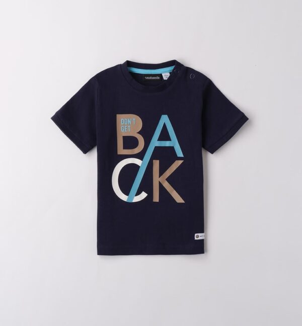 T-shirt mezza manica con stampa back