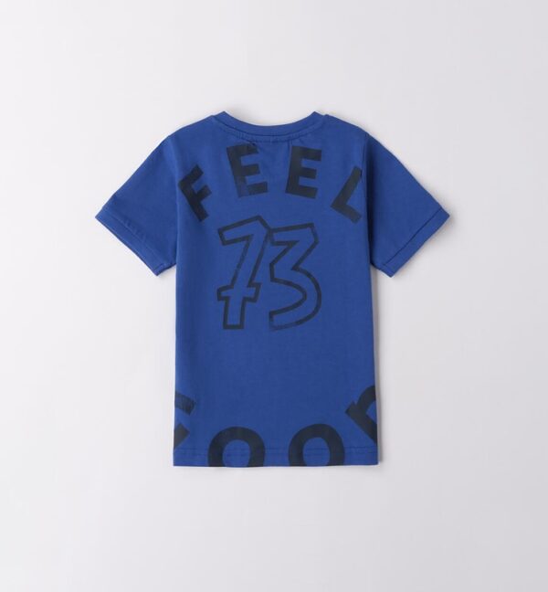 T-shirt mezza manica con stampa sul retro