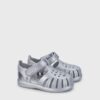 Scarpa da mare ragnetto metallizzata con velcro