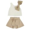 Completo canotta con fiocco e short