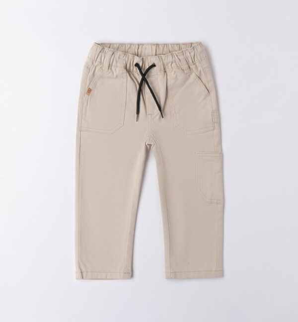 Pantalone in cotone con coulisse