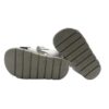 Sandalo primo passo in pelle con doppio velcro